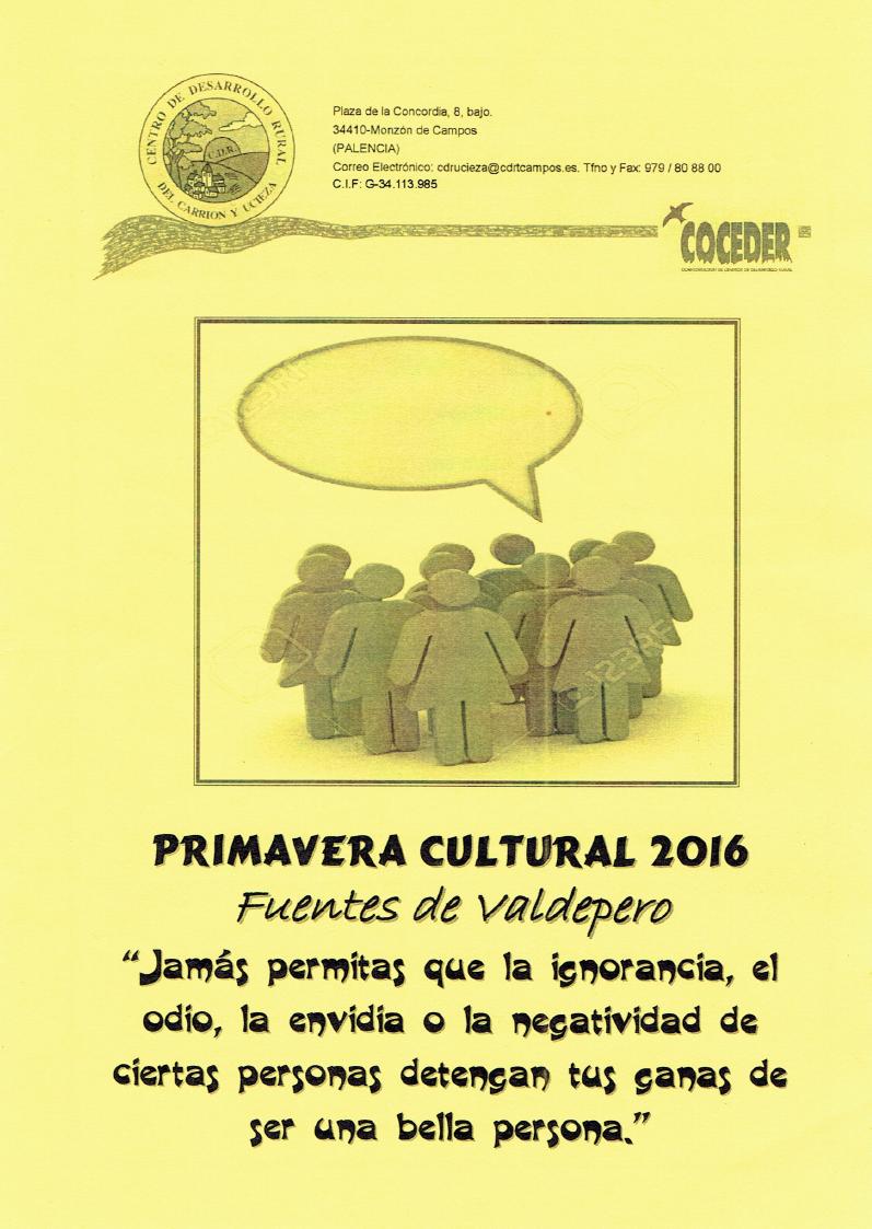 Primavera cultural 2016